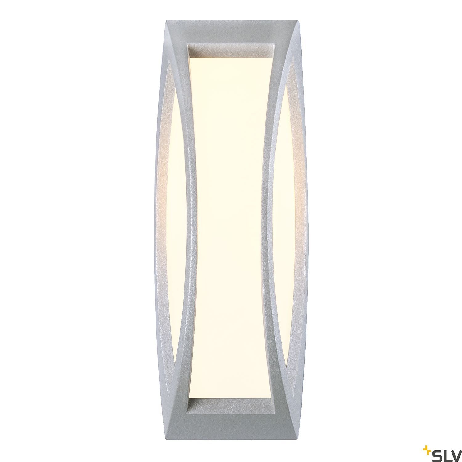SLV MERIDIAN 2 wall and ceiling light, silver-grey, E27 Energy Saver, max. 25W, IP54 230444