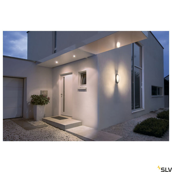 SLV MERIDIAN 2 wall and ceiling light, anthracite, E27 Energy Saver, max. 25W, IP54 230445
