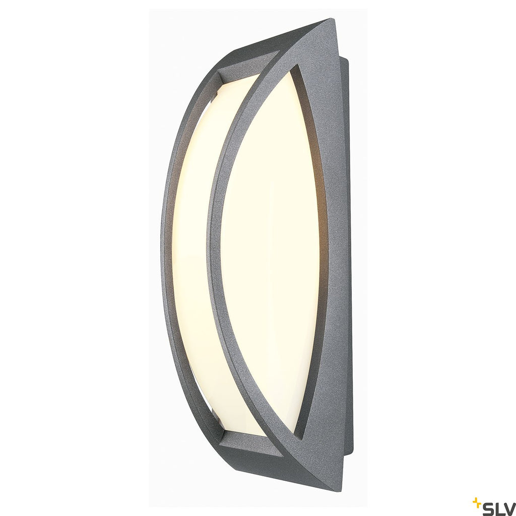 SLV MERIDIAN 2 wall and ceiling light, anthracite, E27 Energy Saver, max. 25W, IP54 230445