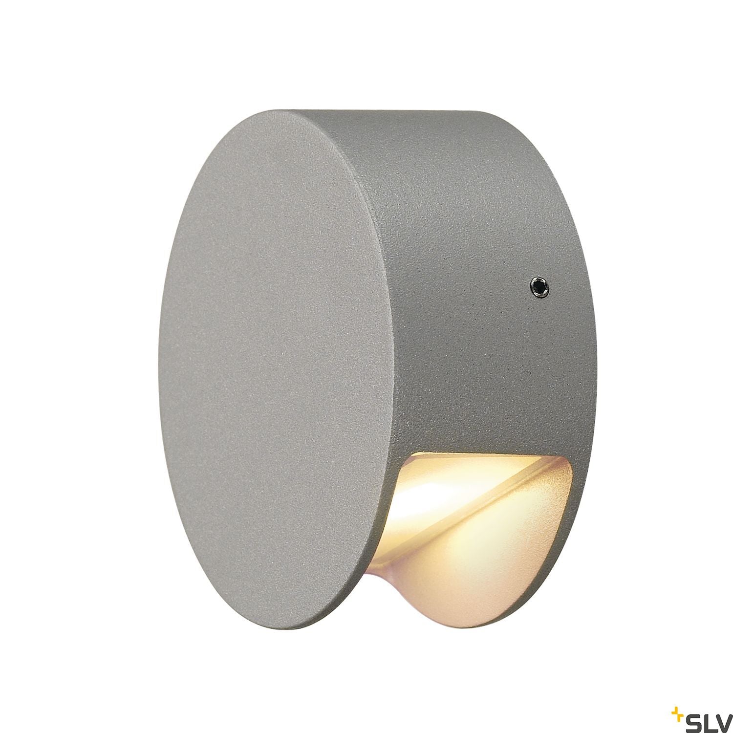 SLV PEMA LED wall light, silver-grey, 3.3W LED, 3000K, IP44 231012