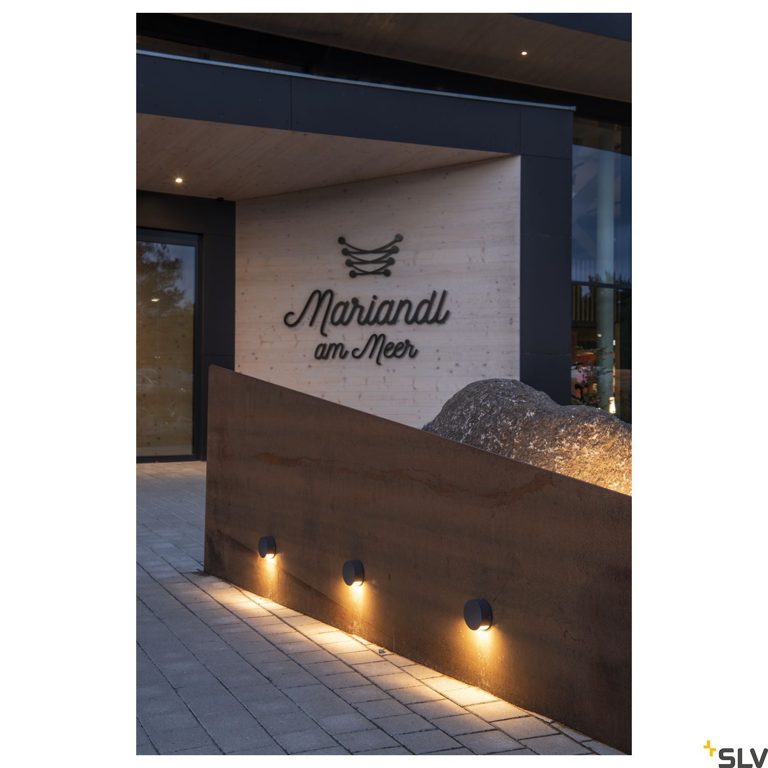 SLV PEMA LED wall light, anthracite, 3.3W LED, 3000K, IP44 231015