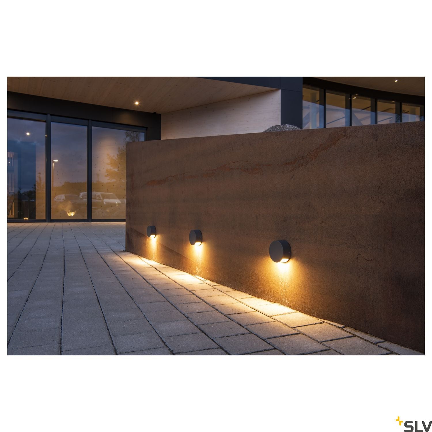 SLV PEMA LED wall light, anthracite, 3.3W LED, 3000K, IP44 231015