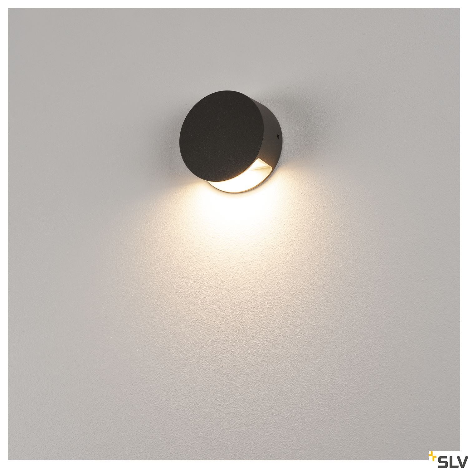 SLV PEMA LED wall light, anthracite, 3.3W LED, 3000K, IP44 231015