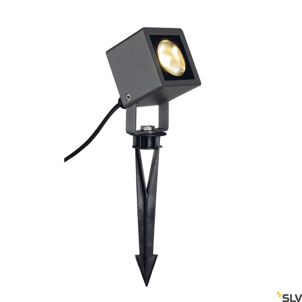 SLV NAUTILUS SQUARE LED spot light , square, anthracite, 6.7W COB LED, 3000K 231035