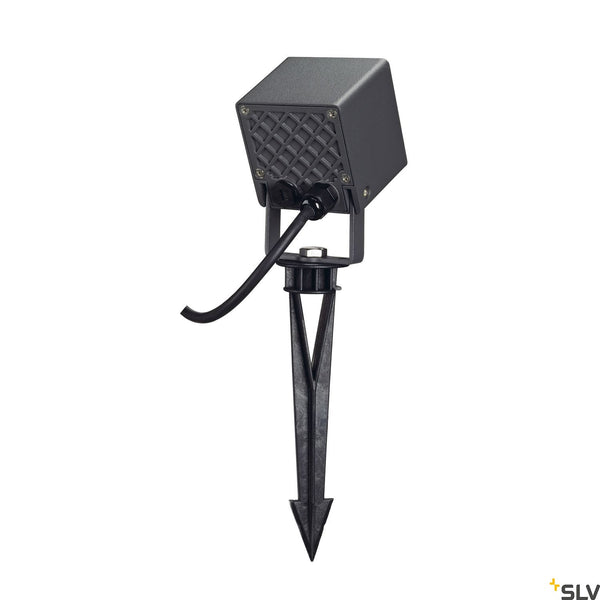 SLV NAUTILUS SQUARE LED spot light , square, anthracite, 6.7W COB LED, 3000K 231035