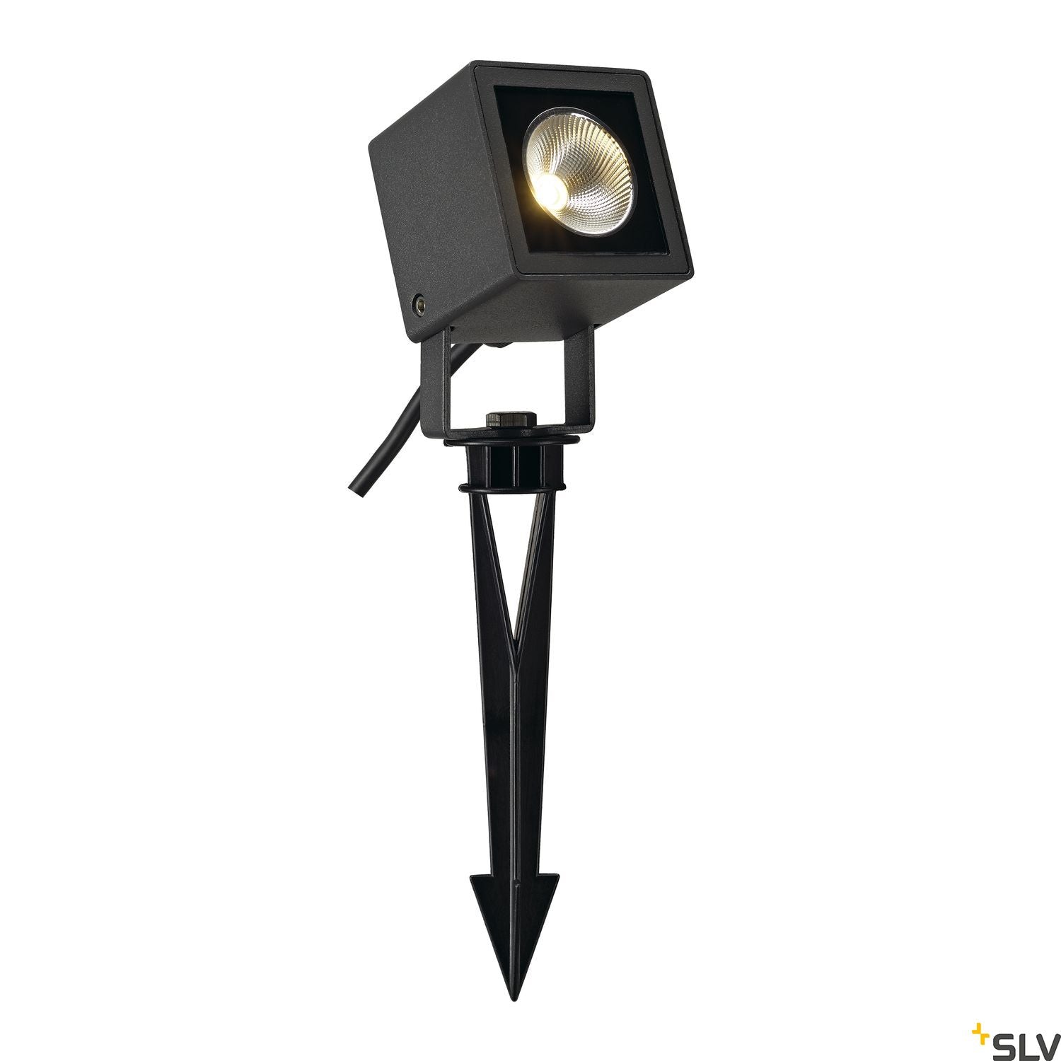 SLV NAUTILUS SQUARE LED spot light , square, anthracite, 6.7W COB LED, 3000K 231035