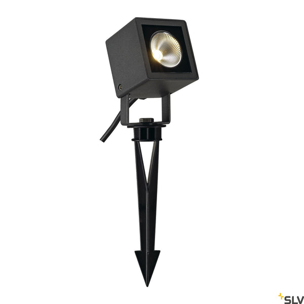 SLV NAUTILUS SQUARE LED spot light , square, anthracite, 6.7W COB LED, 3000K 231035