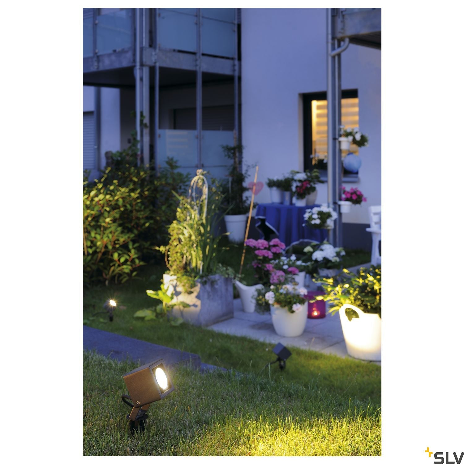 SLV NAUTILUS SQUARE LED spot light , square, anthracite, 6.7W COB LED, 3000K 231035
