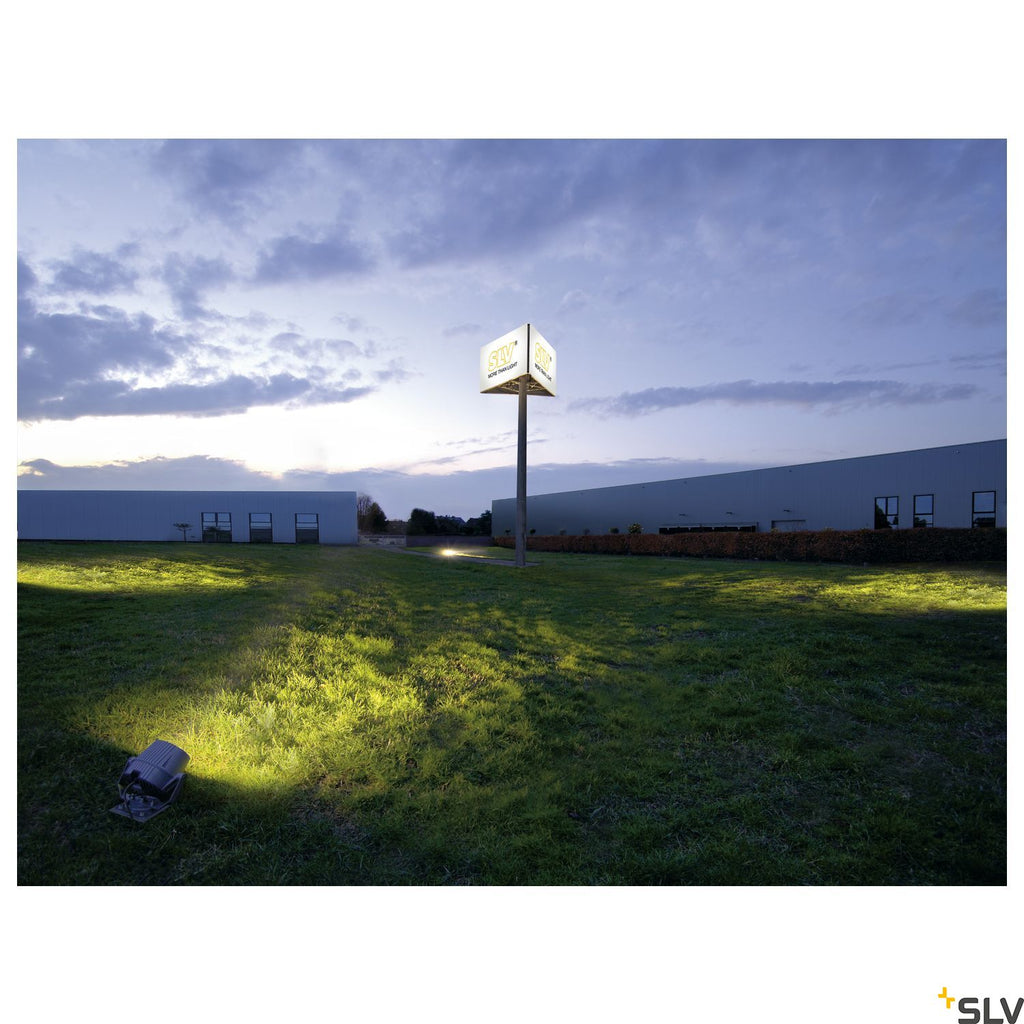 SLV FLAC BEAM LED floodlight stone-grey, with Philips DLM ES module 1800lm, 3000K 231072