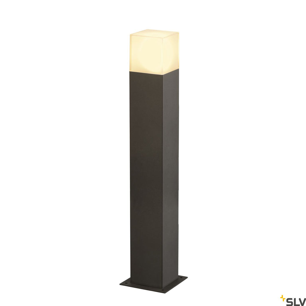 SLV GRAFIT SL 60 bollard light, anthracite/white, E27 Energy Saver, max. 11W, IP44 231225