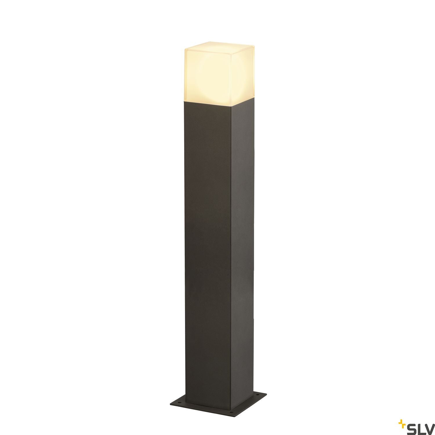 SLV GRAFIT SL 60 bollard light, anthracite/white, E27 Energy Saver, max. 11W, IP44 231225