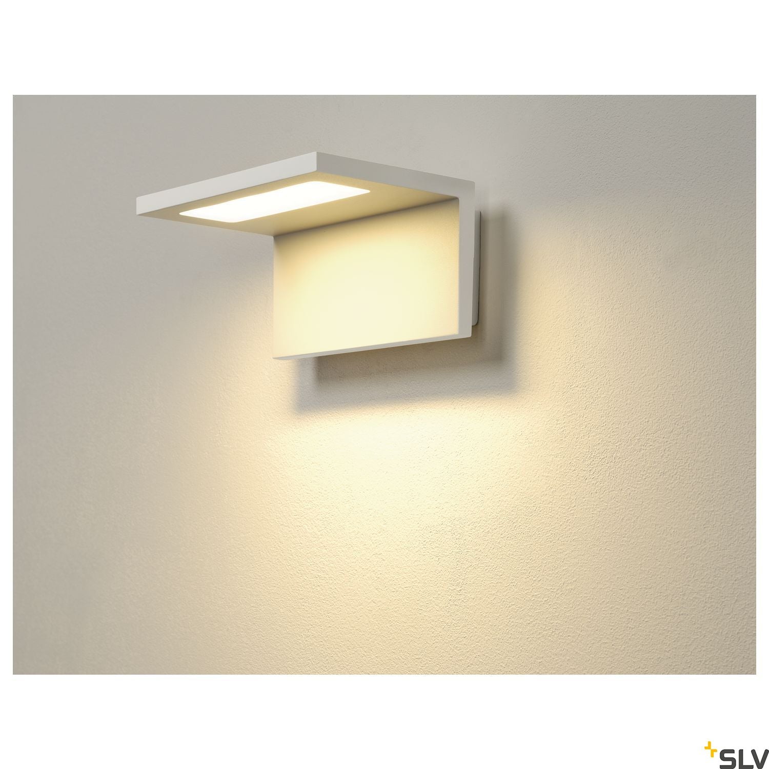 SLV ANGOLUX WALL light, white, 36 SMD LED, 3000K, IP44 231351