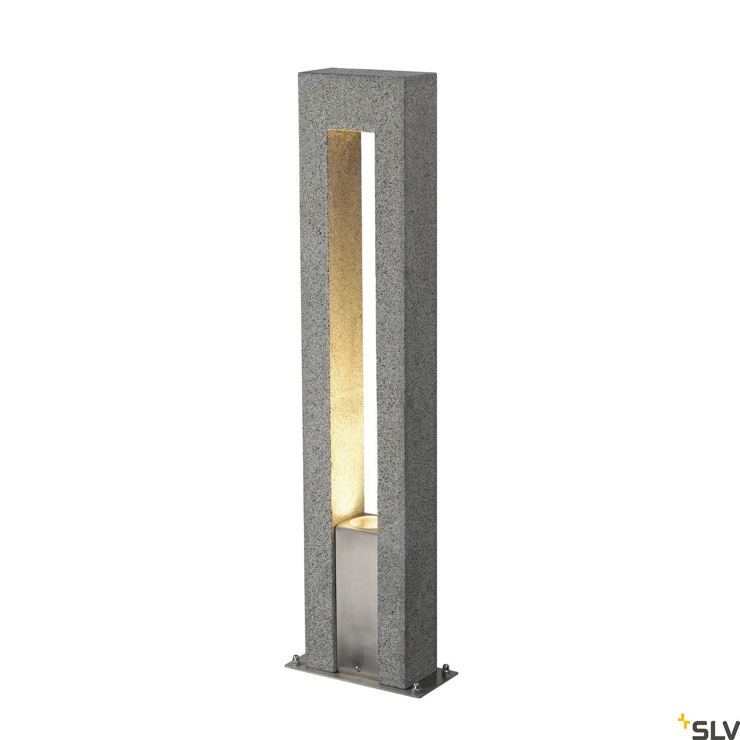 SLV ARROCK ARC GU10, granite, salt & pepper, GU10, max. 35W, IP44 231420