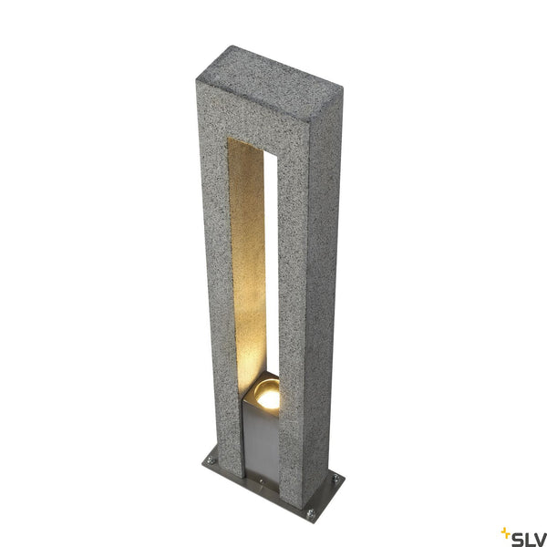 SLV ARROCK ARC GU10, granite, salt & pepper, GU10, max. 35W, IP44 231420