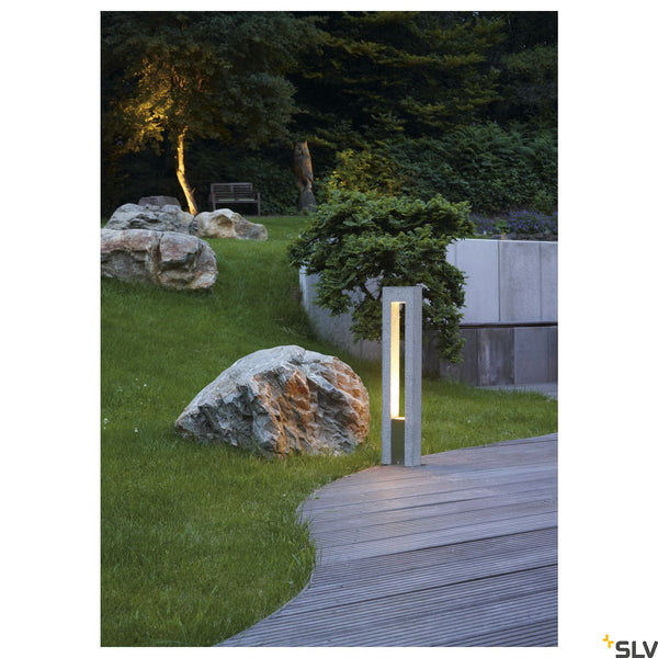 SLV ARROCK ARC GU10, granite, salt & pepper, GU10, max. 35W, IP44 231420