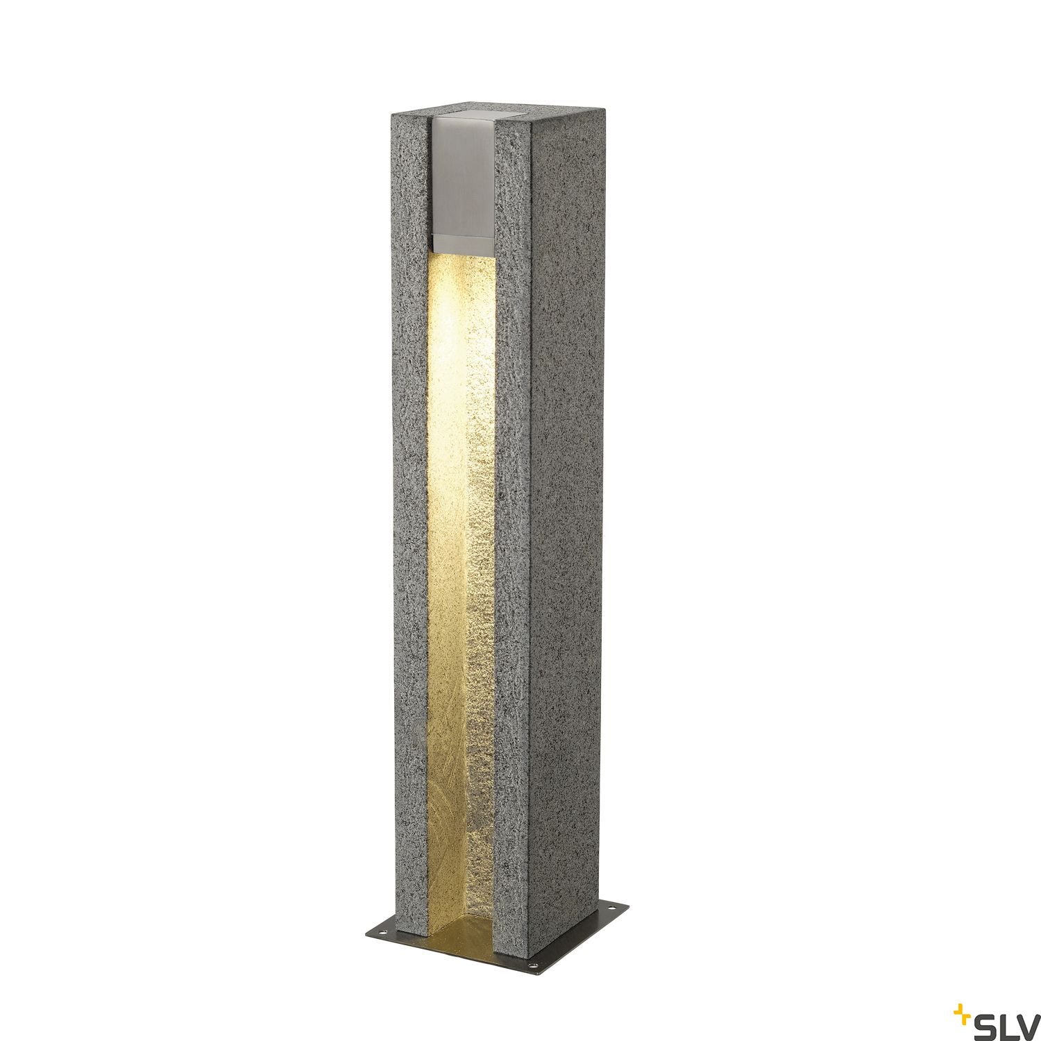 SLV ARROCK SLOT GU10, square, granite, salt & pepper, GU10 LED, max. 4W, IP44 231440
