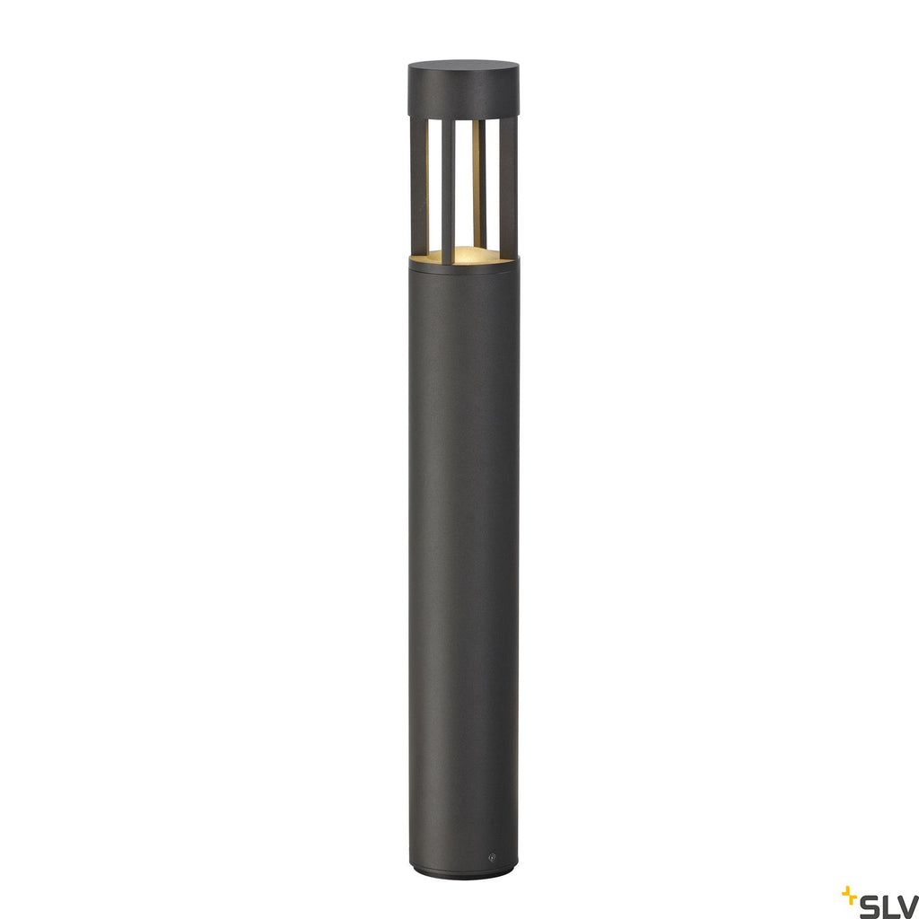 SLV SLOTS 65 bollard, anthracite, 6.3W COB LED, 3000K, IP44 231455