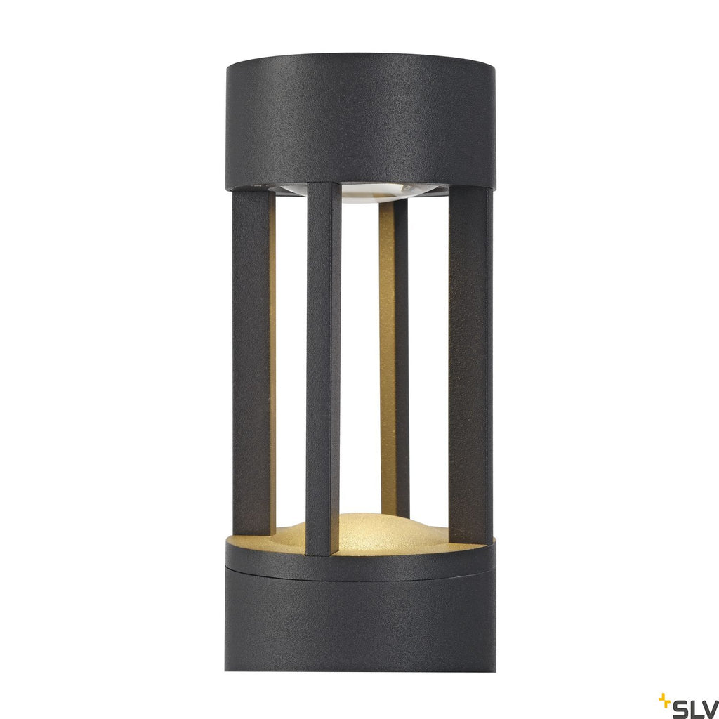 SLV SLOTS 65 bollard, anthracite, 6.3W COB LED, 3000K, IP44 231455