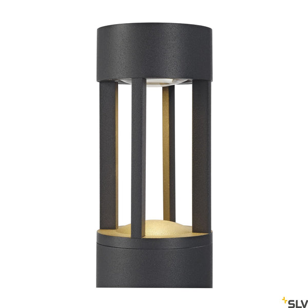 SLV SLOTS 65 bollard, anthracite, 6.3W COB LED, 3000K, IP44 231455