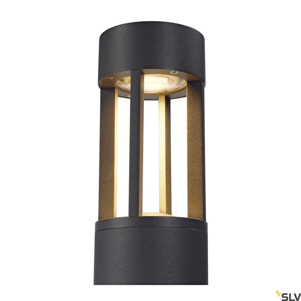 SLV SLOTS 65 bollard, anthracite, 6.3W COB LED, 3000K, IP44 231455