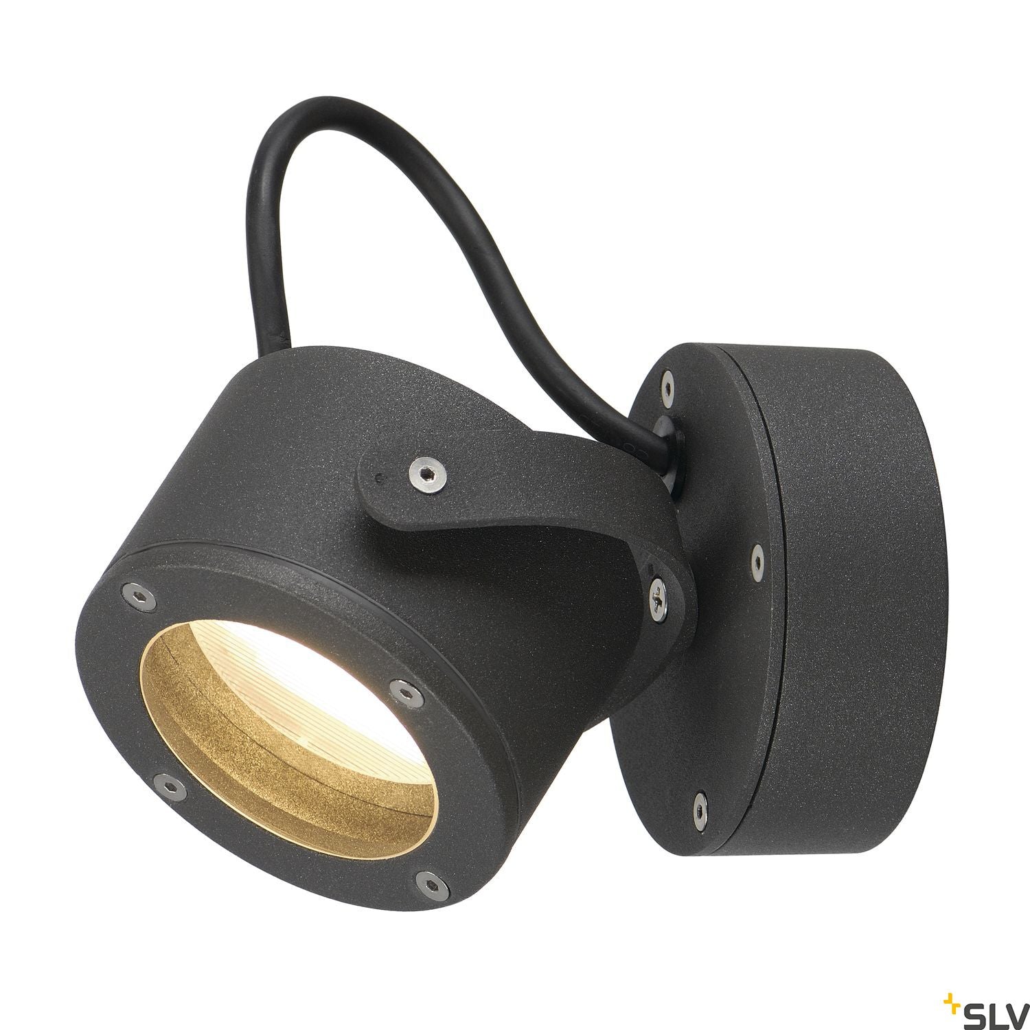 SLV SITRA 360 WL wall light, anthracite, GX53, max. 9W, IP44 231515
