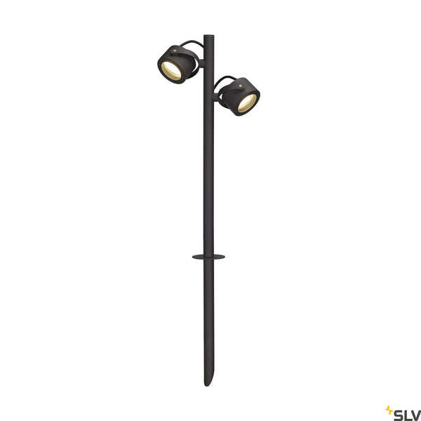 SLV SITRA 360 SL SPIKE, anthracite , 2xGX53, max. 9W, IP44 1005271