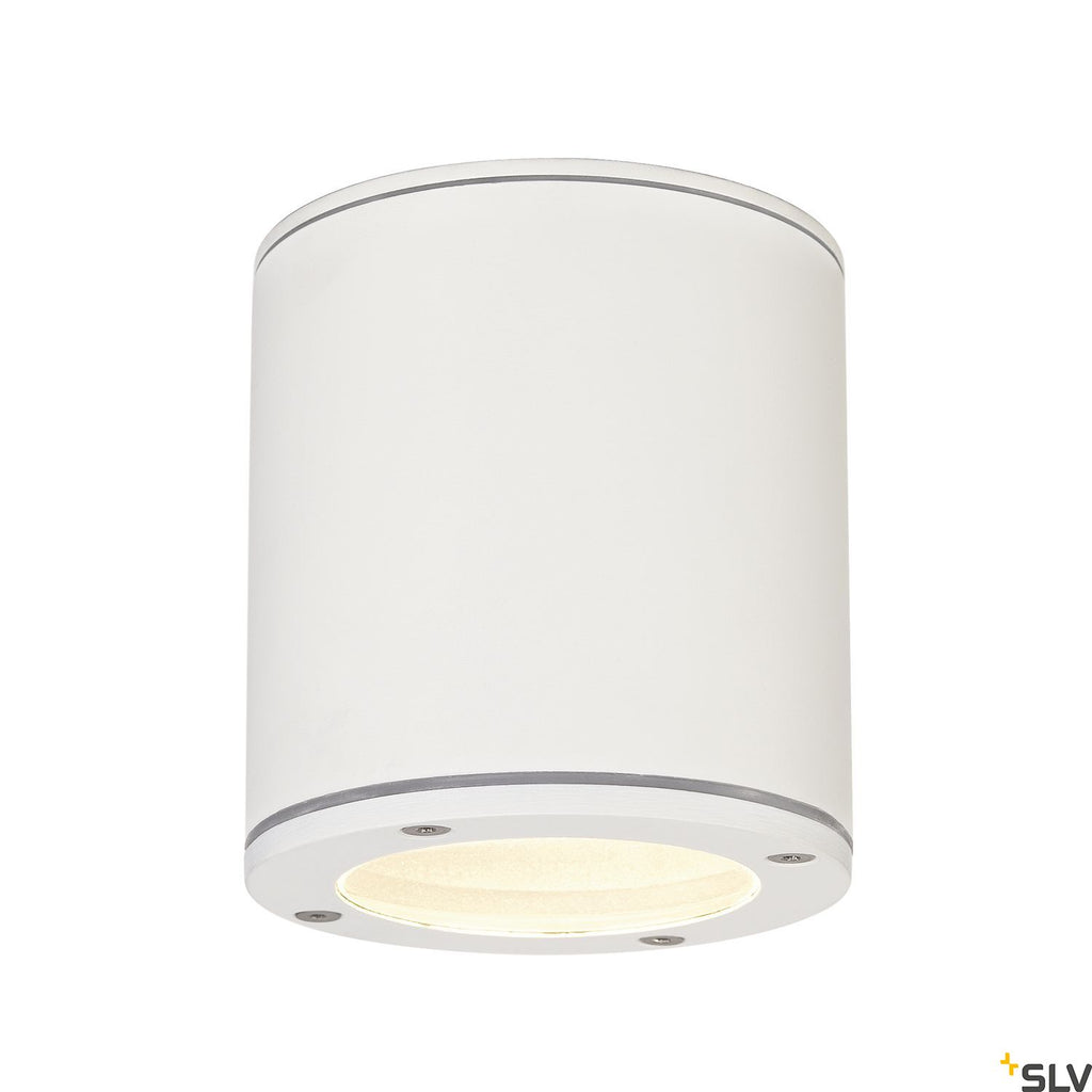 SLV SITRA CEILING LIGHT, round, white, GX53, max. 9W, IP44 231541