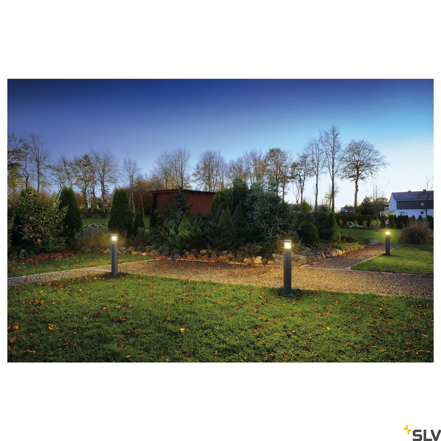 SLV F-POL floor stand, round, anthracite, E27, max. 20W, IP54 231595