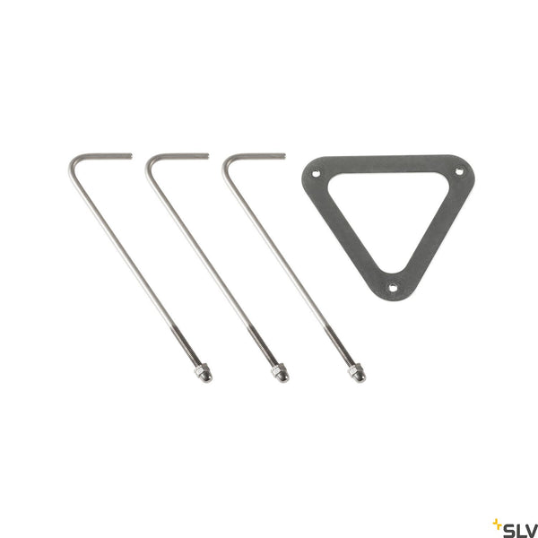 SLV CONCRETE ANCHOR, for PHOTONIA pathway and floor stand, stainless steel 232085