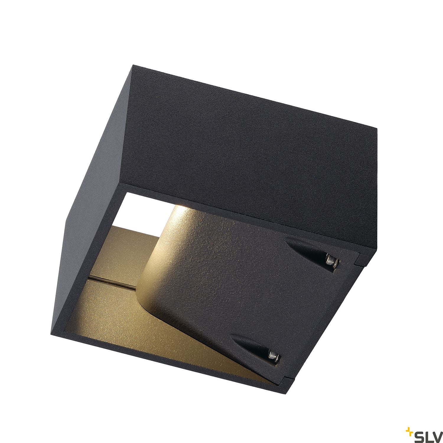 SLV LOGS WALL LIGHT, square, anthracite, 6W LED, 3000K, IP44 232105