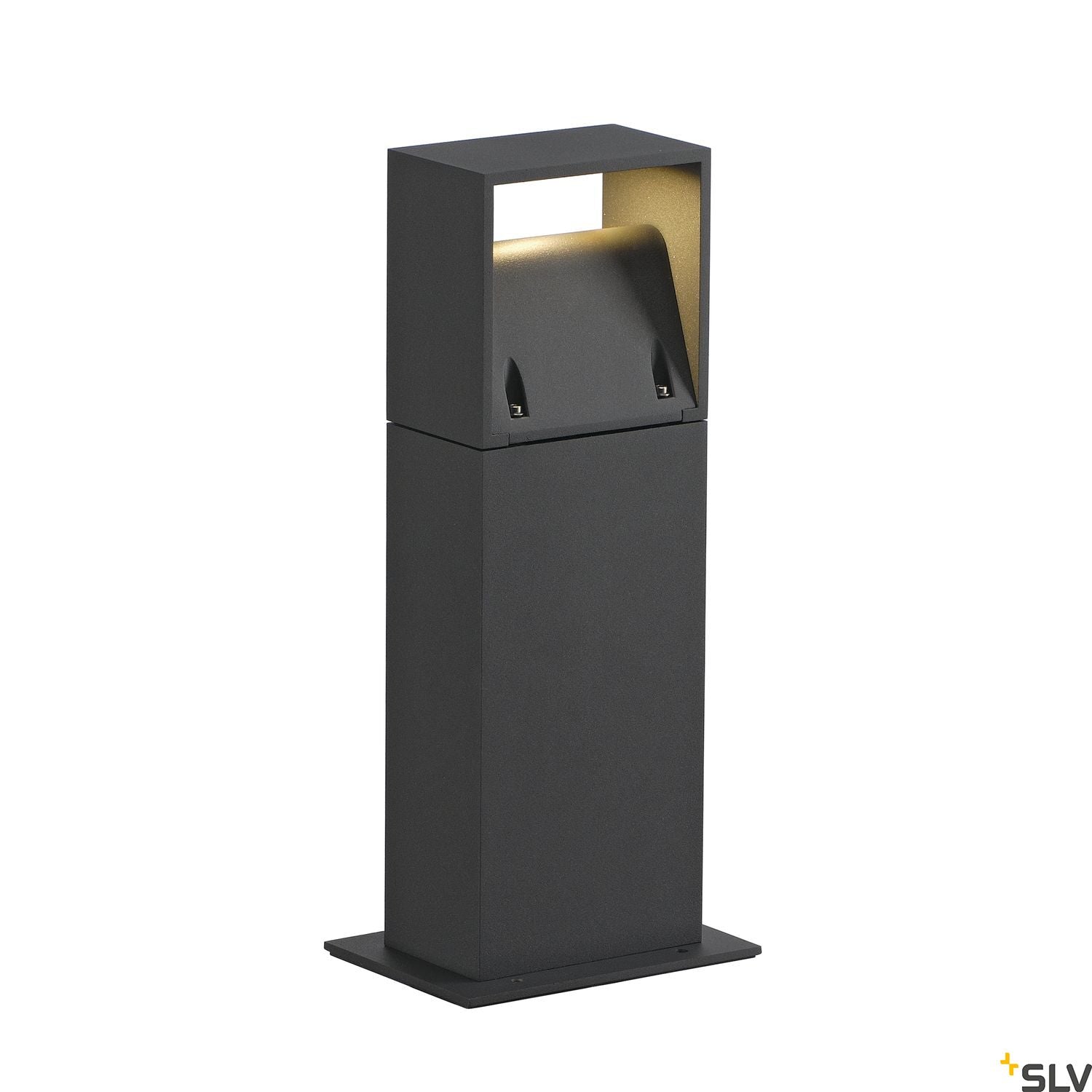SLV LOGS 40 outdoor floor stand, square, anthracite, 6W LED, 3000K, IP44 232115