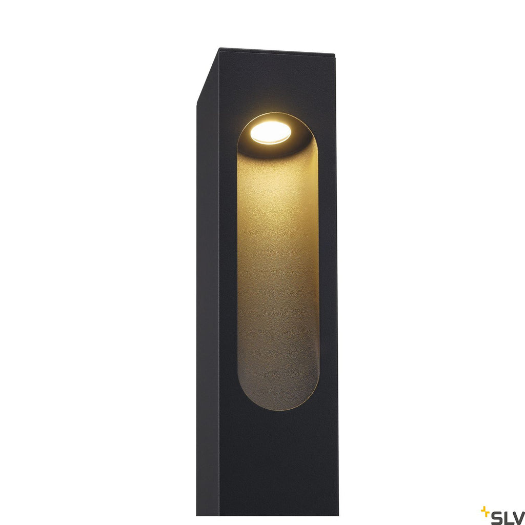 SLV SLOTBOX 40 path light, square shape, anthracite, 4.5W LED, 3000K, IP44 232135