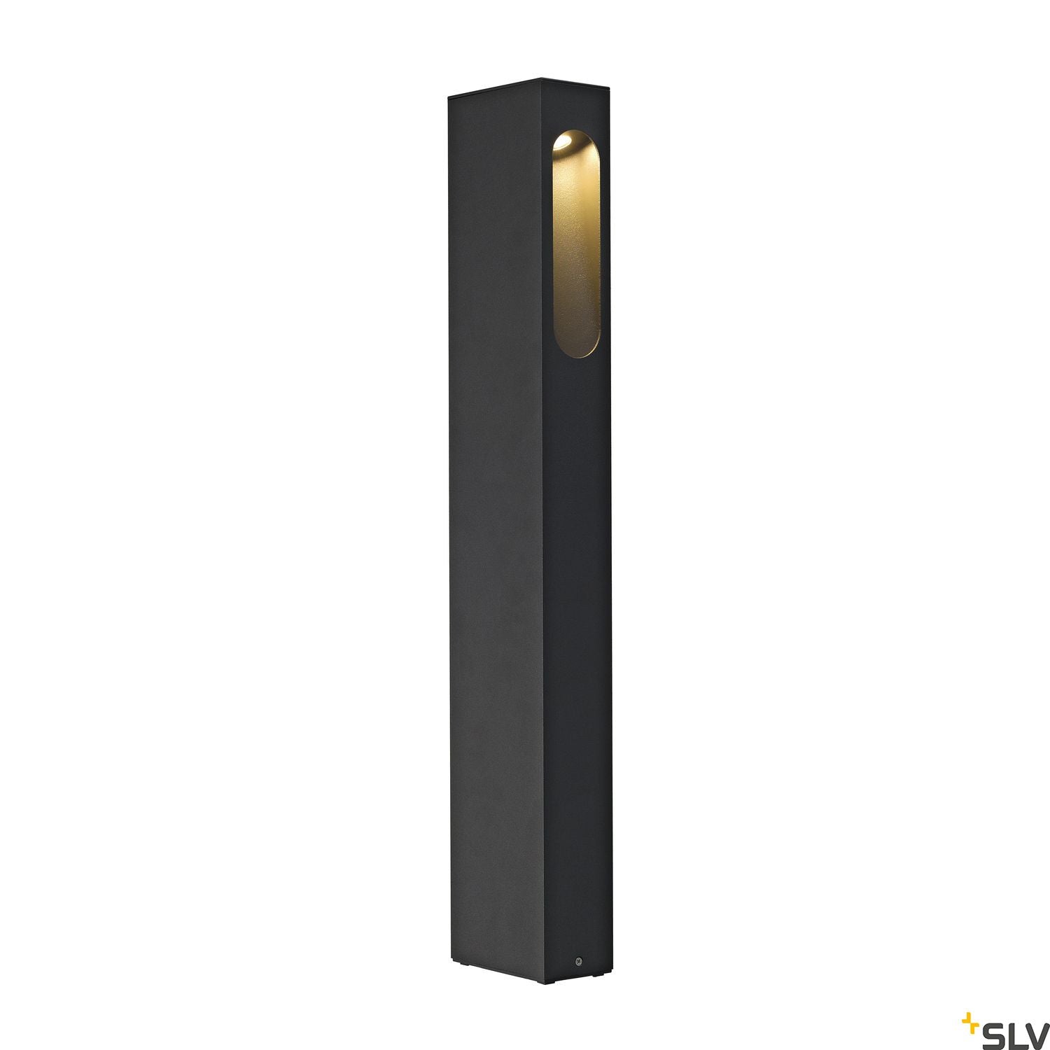 SLV SLOTBOX 70 path light, square shape, anthracite, 4.5W LED, 3000K, IP44 232145