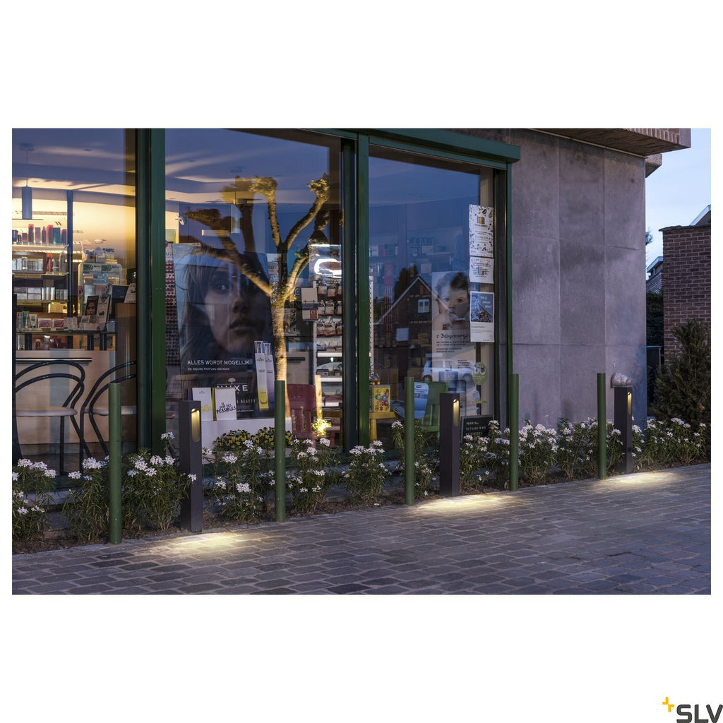 SLV SLOTBOX 70 path light, square shape, anthracite, 4.5W LED, 3000K, IP44 232145