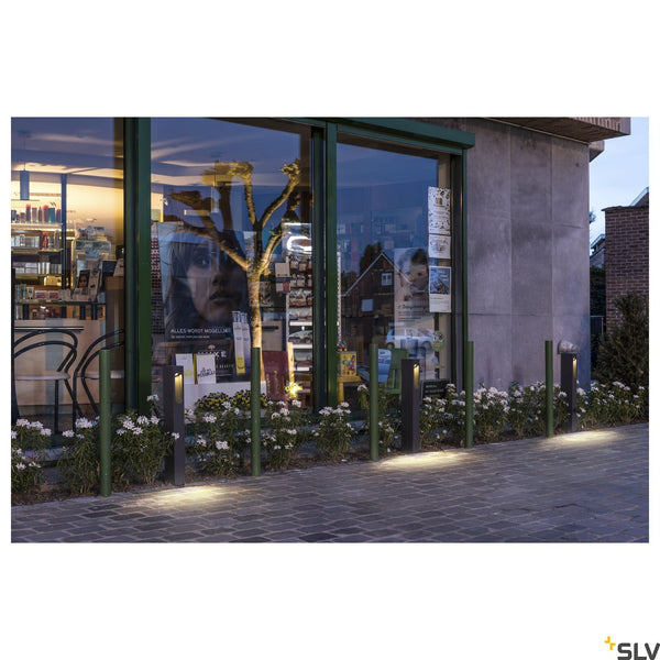 SLV SLOTBOX 70 path light, square shape, anthracite, 4.5W LED, 3000K, IP44 232145