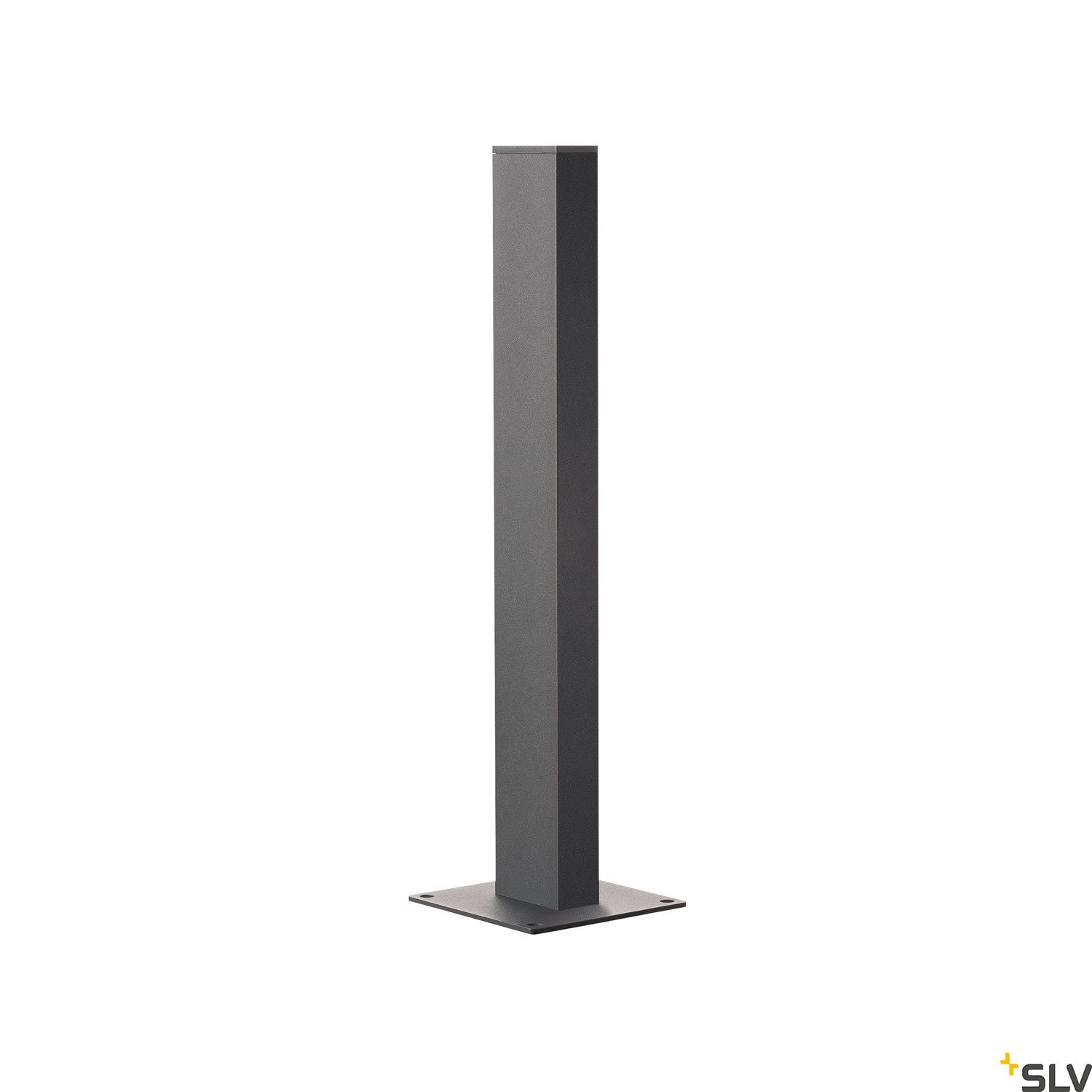 SLV H-POL, pathway and floor stand, single-headed, LED, 3000K, anthracite, L/W/H 16.5/16.5/66 cm 232165