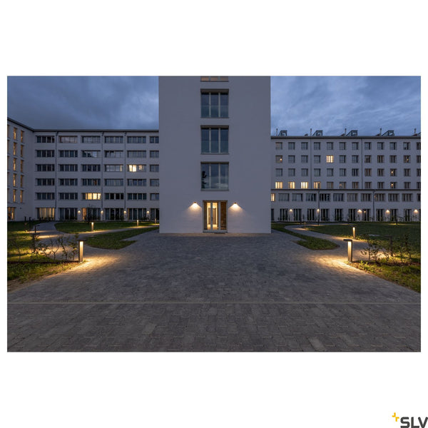SLV QUADRASYL SL 75 path light, square, anthracite, GX53, max. 11W, IP44 232295