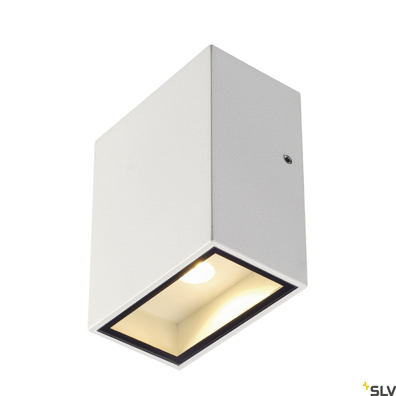 SLV QUAD 1 XL wall light, square, white, 3.2W COB LED, 3000K, IP44 232431