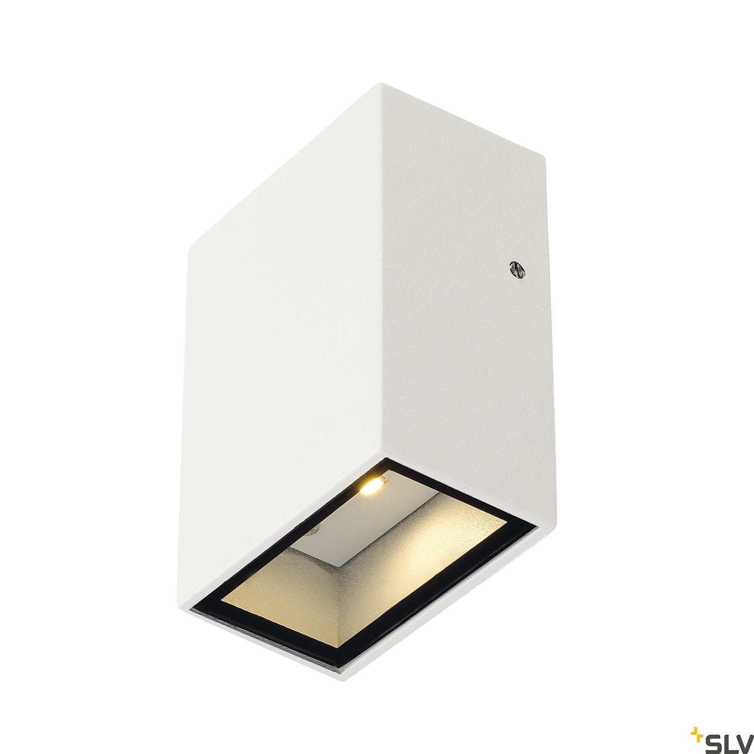 SLV QUAD 1 wall light, square, white, LED, 1x3W, 3000K, IP44 232461