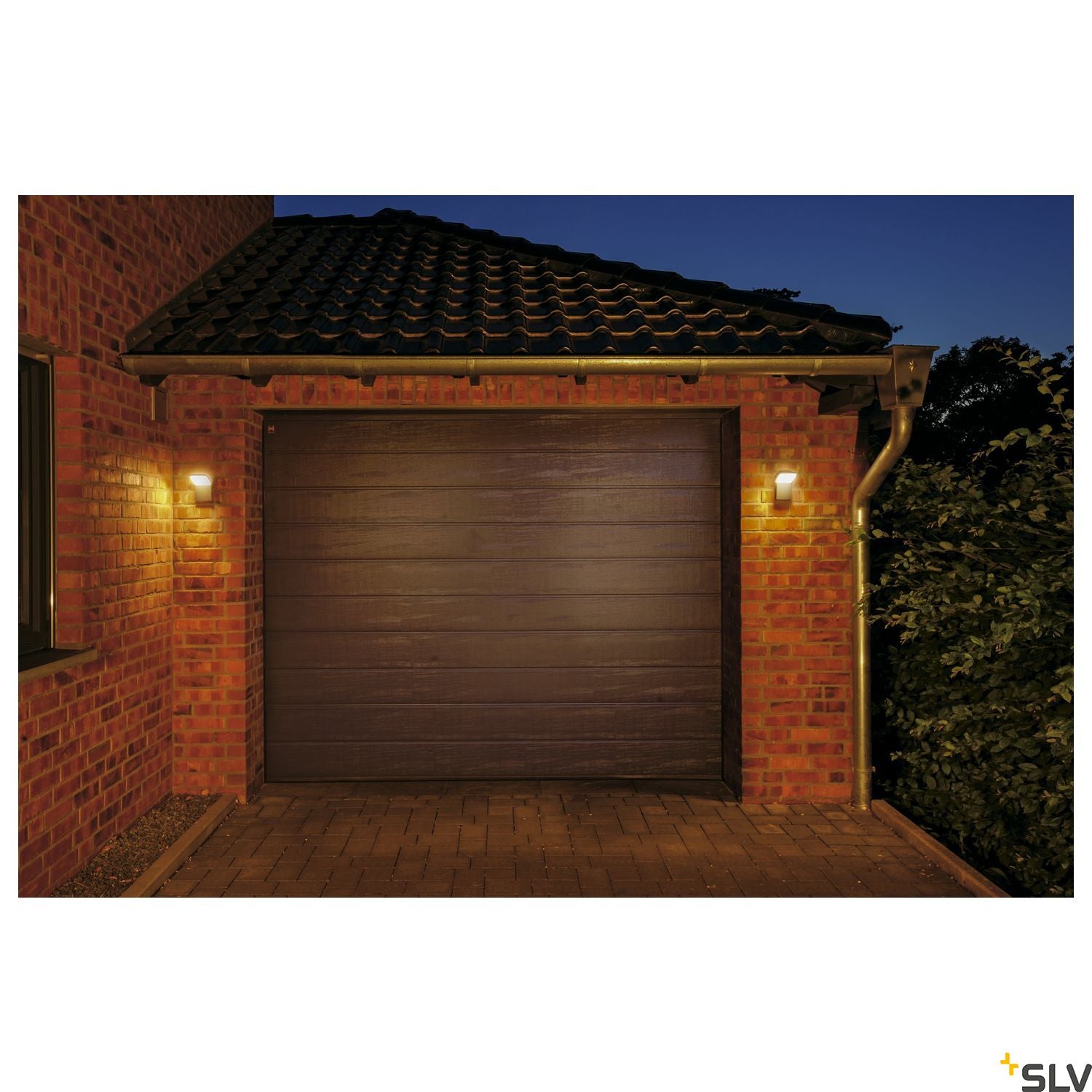SLV ORDI LED wall light, anthracite, SMD LED, 3000K, IP44 232905