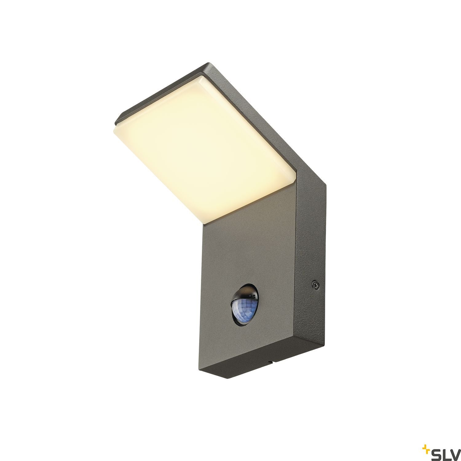 SLV ORDI LED wall light, anthracite, SMD LED, 3000K, IP44, with motion sensor 232915