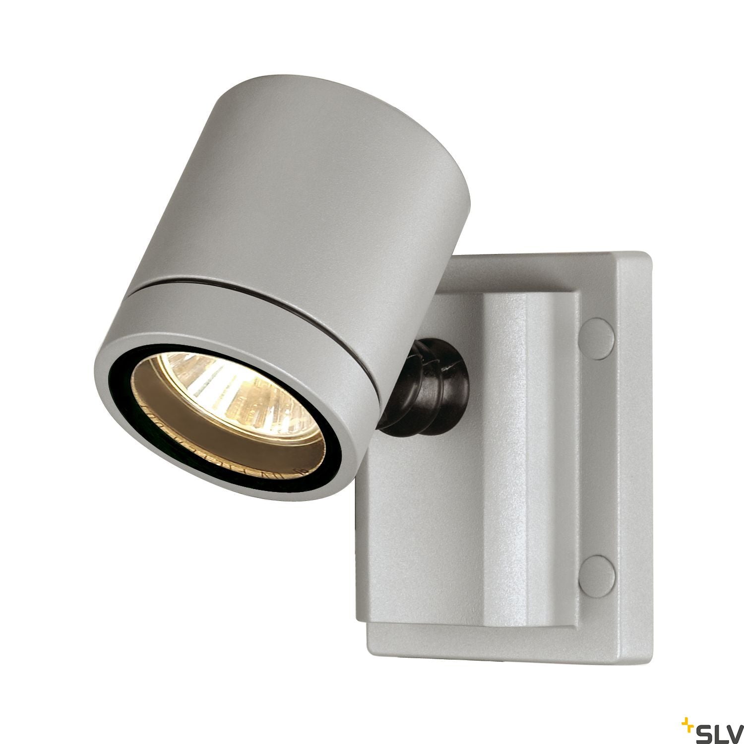 SLV NEW MYRA WALL LIGHT, silver-grey, GU10, max. 50W, IP55 233104