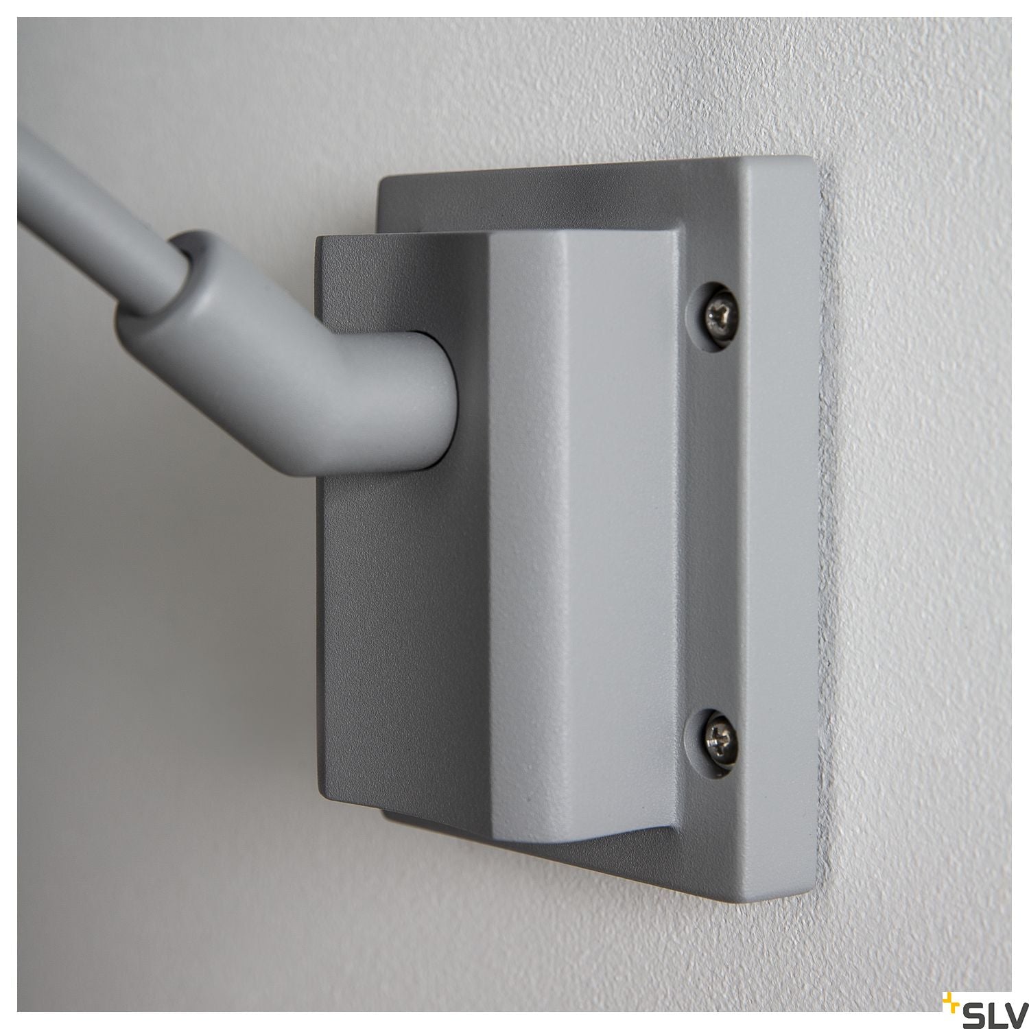 SLV NEW MYRA DISPLAY CURVE, silver-grey, GU10, max. 50W, IP55 233134