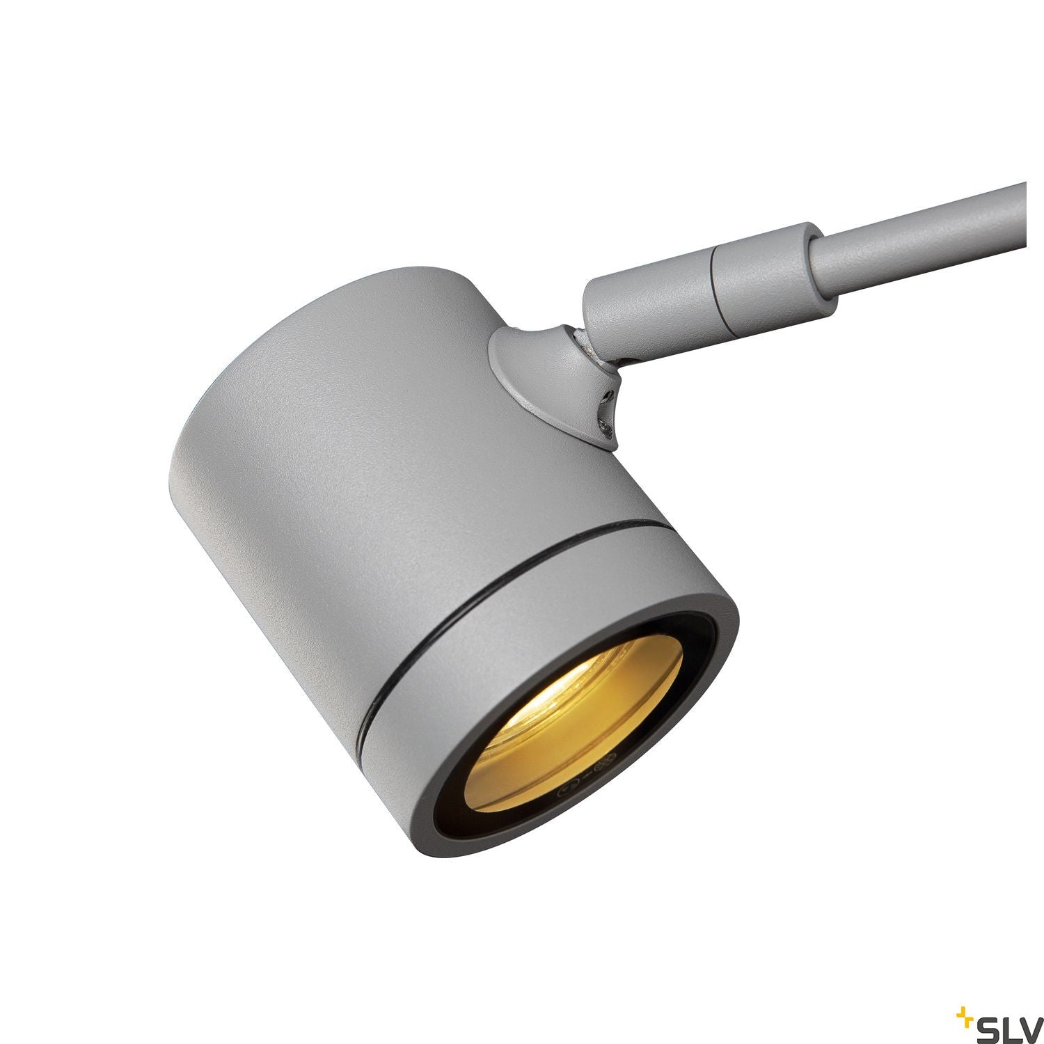 SLV NEW MYRA DISPLAY CURVE, silver-grey, GU10, max. 50W, IP55 233134