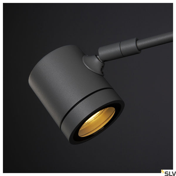 SLV NEW MYRA DISPLAY CURVE, anthracite, GU10, max. 50W, IP55 233135
