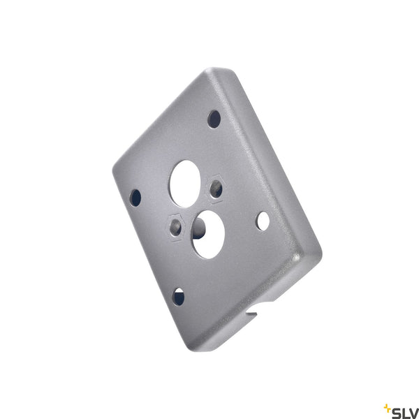 SLV Adapter frame for surface-mounted cable, silver-grey 233214