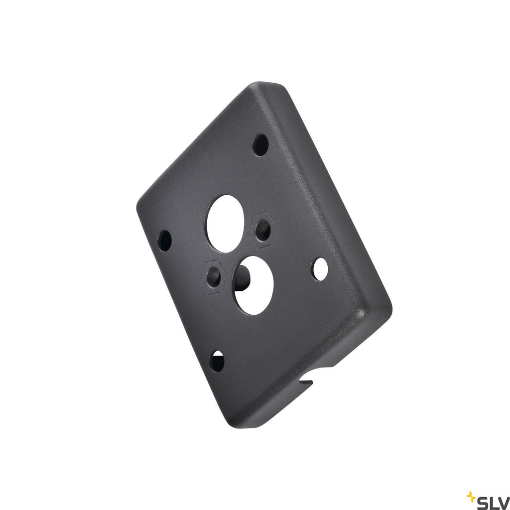 SLV Adapter frame for surface-mounted cable, anthracite 233215
