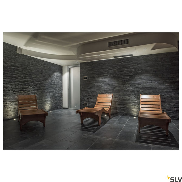 SLV PATTA-I recessed ceiling light , square, matt white, 9W, 38°, 3000K, incl. driver 114431