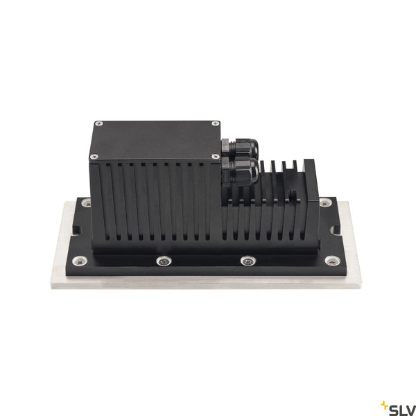 SLV BRICK, outdoor recessed wall light, LED, 3000K, stainless steel, 240V, IP67, 850lm, 10W 233660