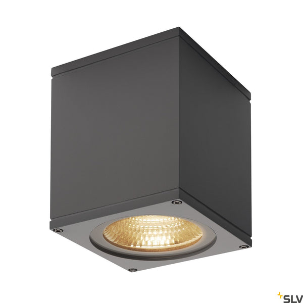SLV BIG THEO WALL, outdoor wall light, Flood down, LED, 3000K, anthracite, W/H/D 13/14/13.5 cm 234525